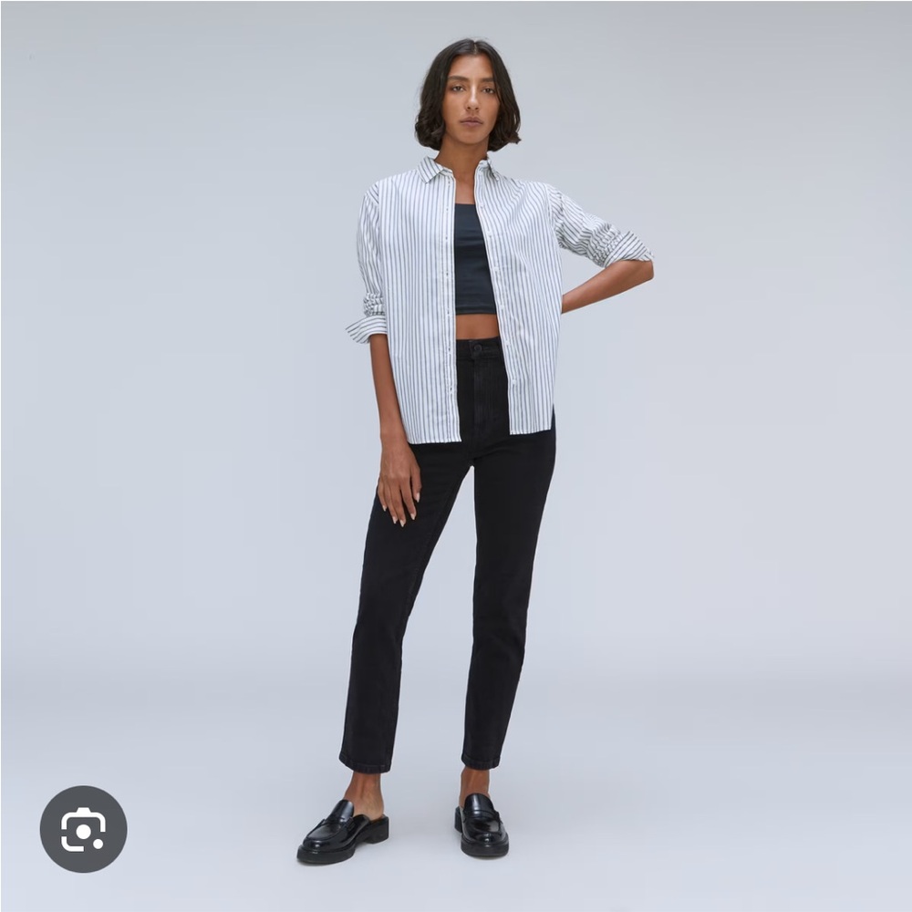 Everlane original cheeky Jean, coal, size 27 regular